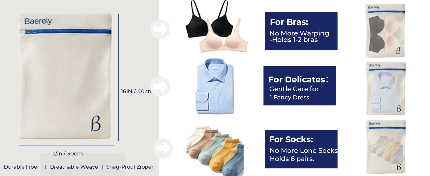 Mesh Laundry Bag for bras delicates socks toys