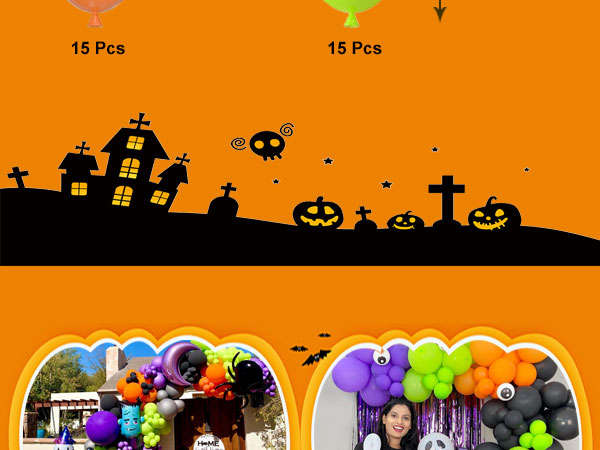Halloween balloons