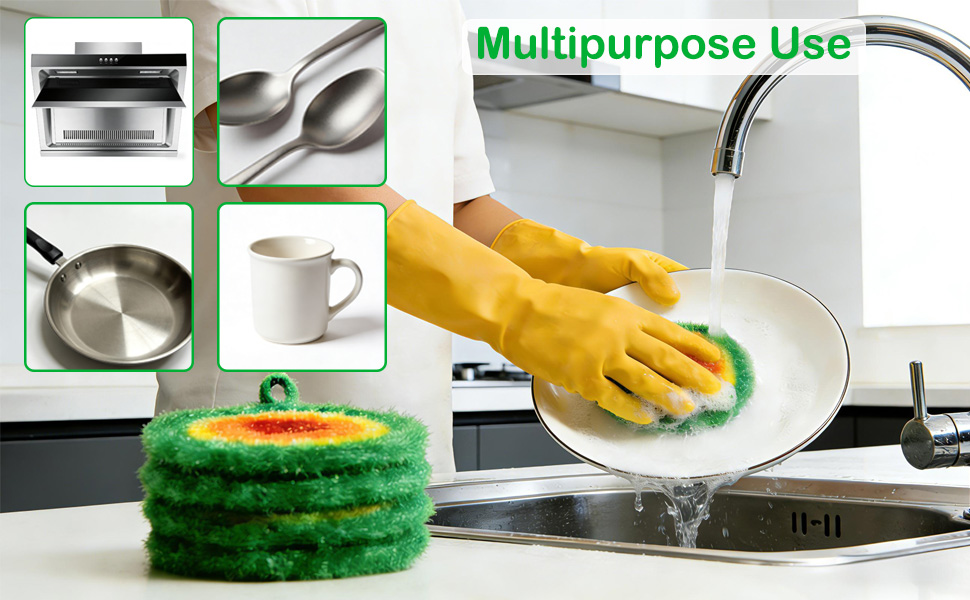 dish scrubber sponge