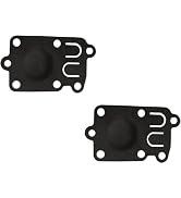 2Pcs Black Carburetor Diaphragm Replaces Briggs and Stratton 272538 for 3-5 HP Horizontal Pulsa-J...
