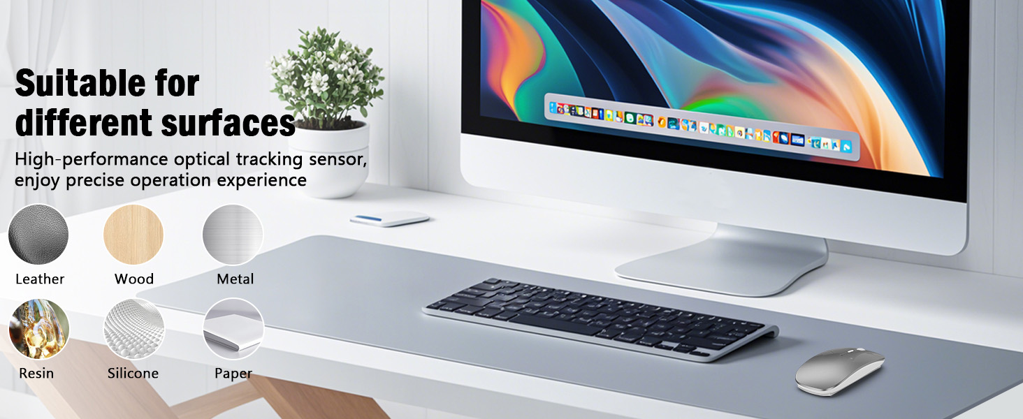 Wireless Bluetooth Mouse for MacBook Pro