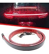 Bohisen 3.9ft/120cm Universal LED Spoiler Rear Spoiler Lip Kit for Car Trunk, Exterior Accessorie...