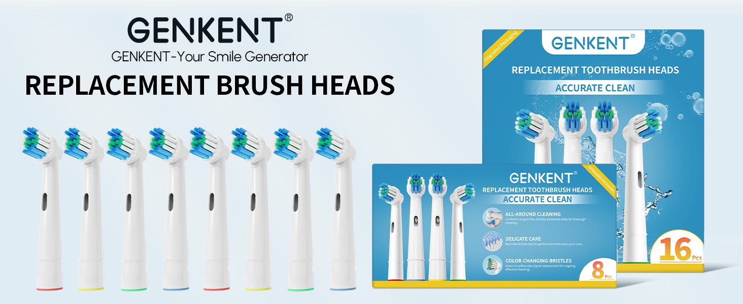 GENKENT replacement heads