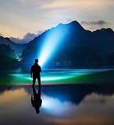 LED Camping Lantern Flashlight Spotlight Rechargeable Searchlight Lamp Emergency Light