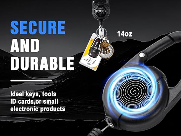 retractable heavy duty badge reel; retractable badge holders; badge reels retractable