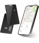 Wallet Tracker Card Racker and Item Locator for Luggage Tags, Rechargeable Thin GPS Item Finder f...