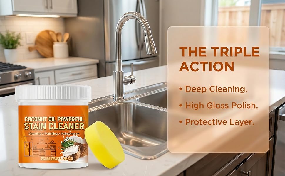 Coconut Oil Stain Cleaner