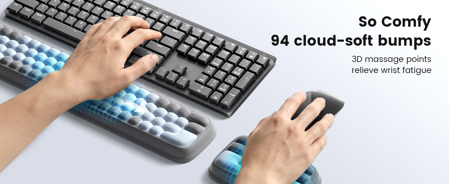 mouse and keyboard wrist rest