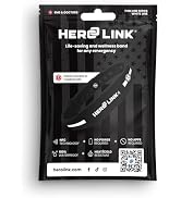 Hero Link Medical ID Bracelet & Wellness Wristband – Adjustable Silicone, Waterproof, Heat-Resis...