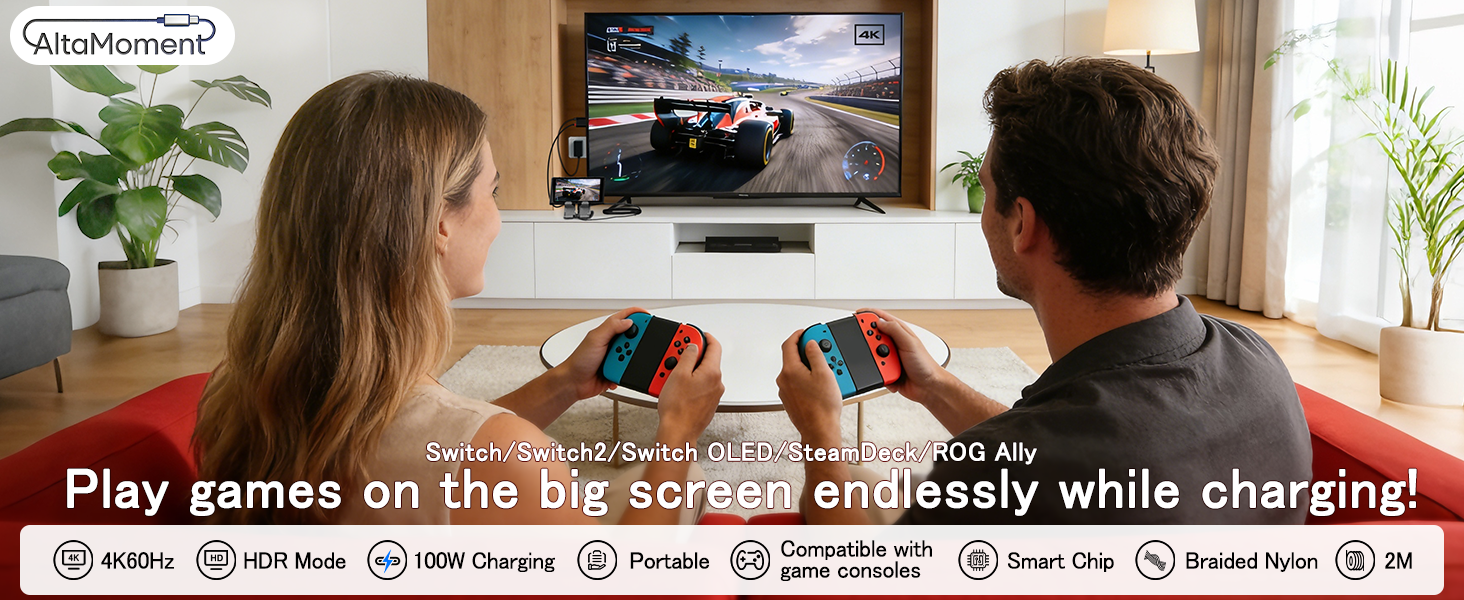 Switch 2 Dock HDMI Adapter