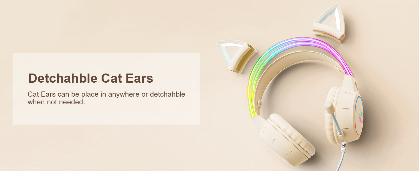 Cat ear headset