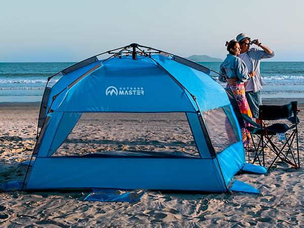 pop up beach shade beach tent sun shelter