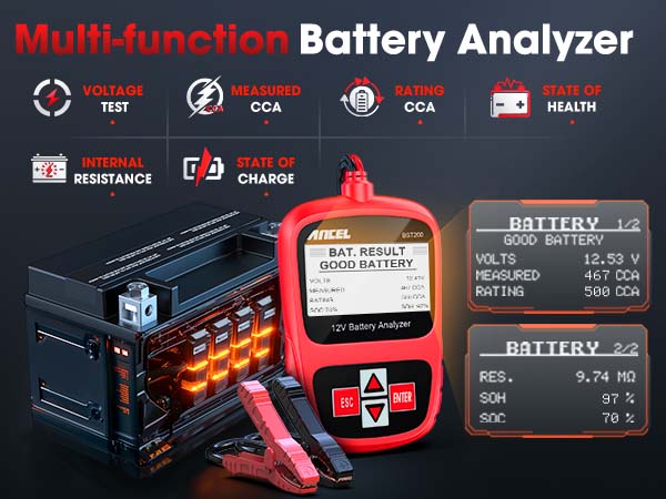 BST200 battery tester