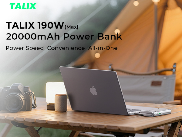 190W 20000mAh Power Bank