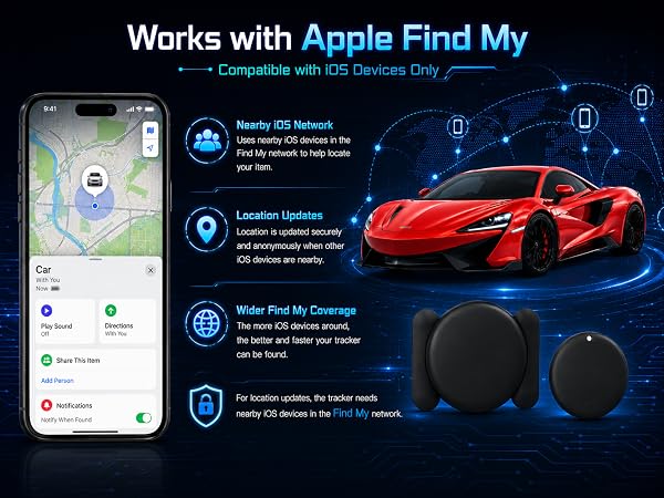 GPS Tracker for Vehicles,Magnetic Waterproof Car Tracker