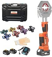 HZLZRZ Electric Hydraulic A/C Hose Crimping Tool Kit Air Conditioning Repaire Handheld Hydraulic ...