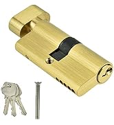65mm Cylinder Lock Copper Single Open Anti-Theft Door Lock Cylinder with Keys Strong Resistance a...