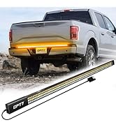 OPT7 Redline 60" Aluminum Truck Tailgate Light Bar w/Sequential Amber Turn - Weatherproof Rigid 1...