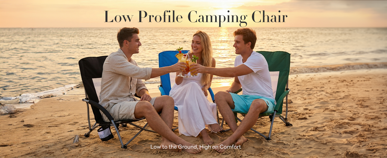 Low Camping Beach Chair
