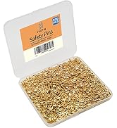500PCS Safety Pins, 0.75Inch/19mm Small Safety pins, Rust Resistant Nickel Plated Steel Set for C...