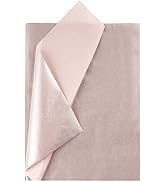 RUSPEPA Gift Wrapping Tissue Paper - Metallic Champagne Gold Tissue Paper for DIY Crafts,Pack Bag...