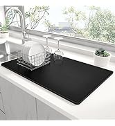 Rnivvi Dish Drying Mat for Kitchen Counter, 12 x 19