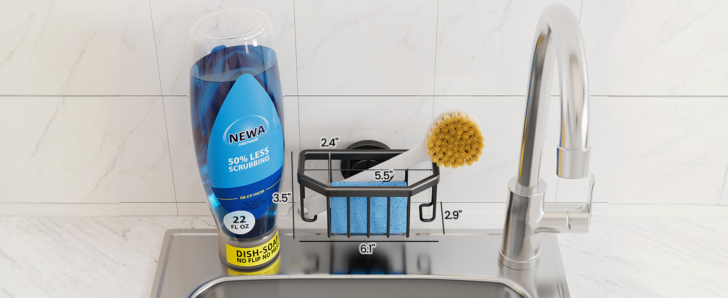 suction cup sponge holder for kitchen sink