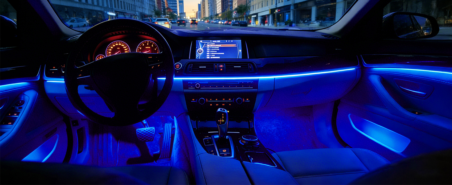 blue lights