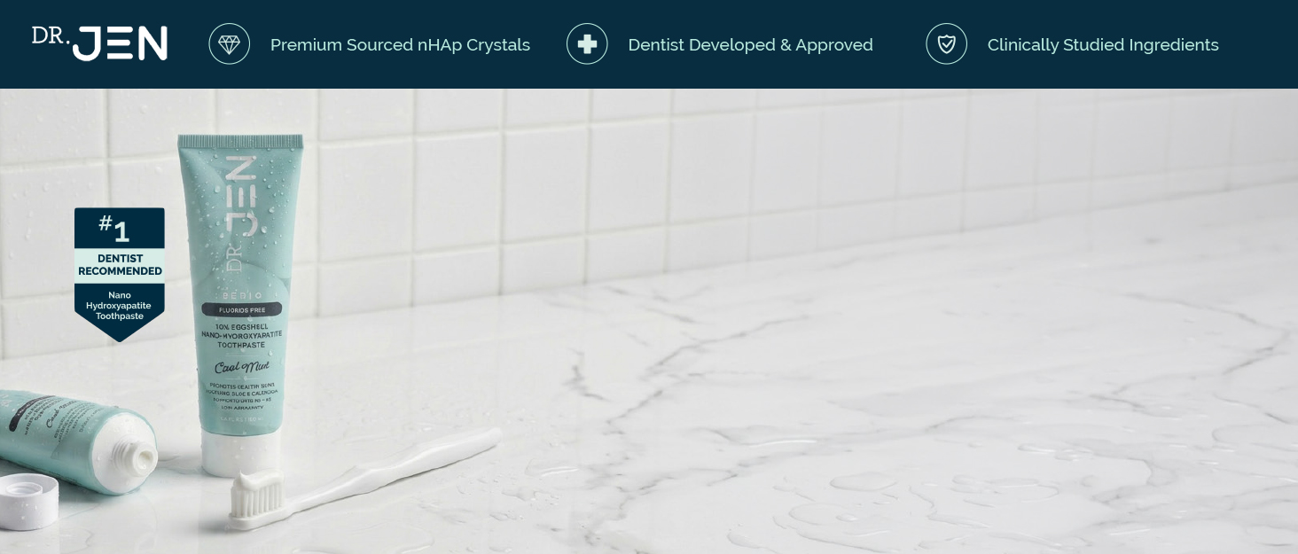 Dr. Jen Oral Care nano-hydroxyapatite toothpaste