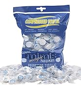 Compressed Towels Portable Disposable Compressed Cotton Coin Tissue Towel for Travel, Camping, Hi...