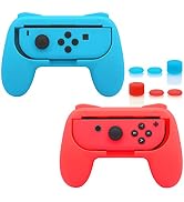 FASTSNAIL Grips Compatible with Nintendo Switch for Joy Con & OLED Model for Joycon, Wear-resista...