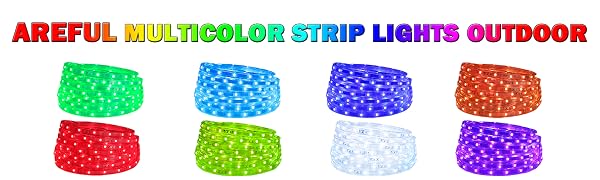 color changing rope lights outdoor
