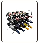 Sorbus 3-Tier Stackable Wine Rack - Classic Style Wine Racks for Bottles - Perfect for Bar, Wine...