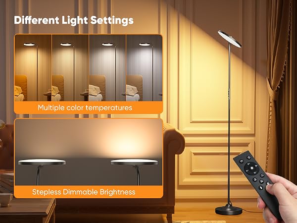 dimmable floor lamp