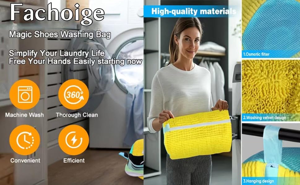 Reusable Shoe Washing Bags