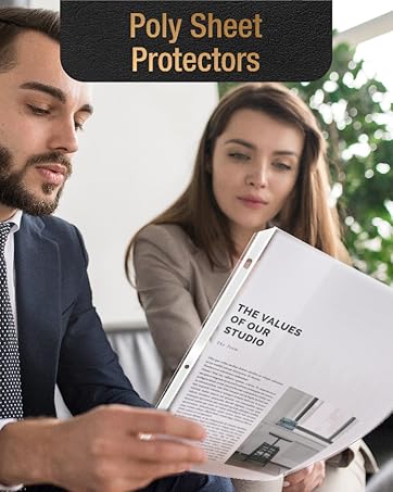 Poly sheet protectors