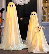 Outdoor Halloween Decorations Spooky Ghost Decorations Halloween Decor for Party Porch Yard Entryway