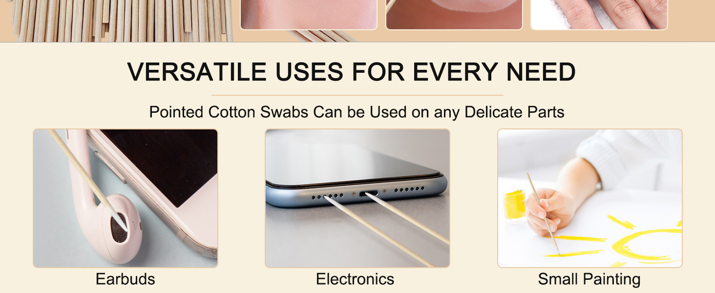 Lint-Free Cotton Tips