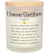 OASSIE Thank You Gifts for Women - Long Lasting Vanilla Lavender Candle 10 oz - Inspirational App...