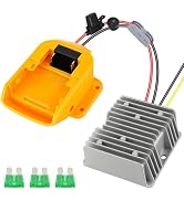 20V to 12V Step-Down Converter for Dewalt 20V Max for Power Battery Adapter Wheel, DC 12V 15A 180...
