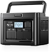 GRECELL H1200 Portable Power Station 1200W, 672Wh LiFePO4 Battery Solar Generator with 10ms UPS, ...