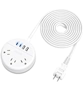 2 Prong Power Strip with USB C, NTONPOWER 10 FT Extension Cord, 2 Prong to 3 Prong Outlet Adapter...