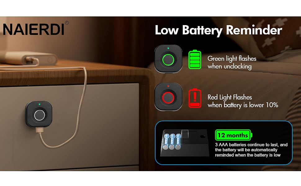 Low battery alert