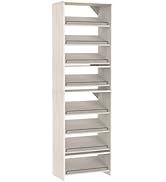 ClosetMaid SuiteSymphony 25-Inch Shoe Shelf Tower, (2) 4-Shoe Shelf Packs (Creating 8-Shoe Shelve...