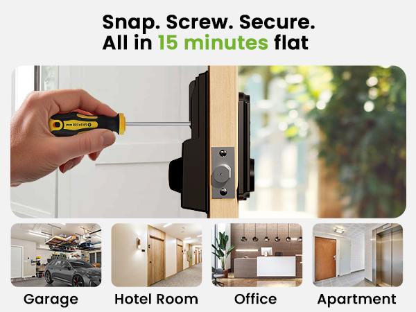 Ghome Smart Deadbolt Lock for Front Door