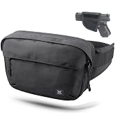 RXW Tactical CCW Fanny Pack, EDC Belt Bag with Holster, Conceal Carry Bag for Men, Adjustable Hik...