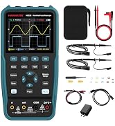 HANMATEK 3 in 1 Handheld Oscilloscope Multimeter with 2 Channels HO52S 3.5"TFT Oscilloscop, 50Mhz...