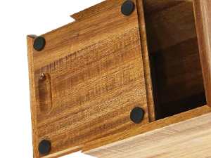 Acacia Wooden Tissue Box Cover