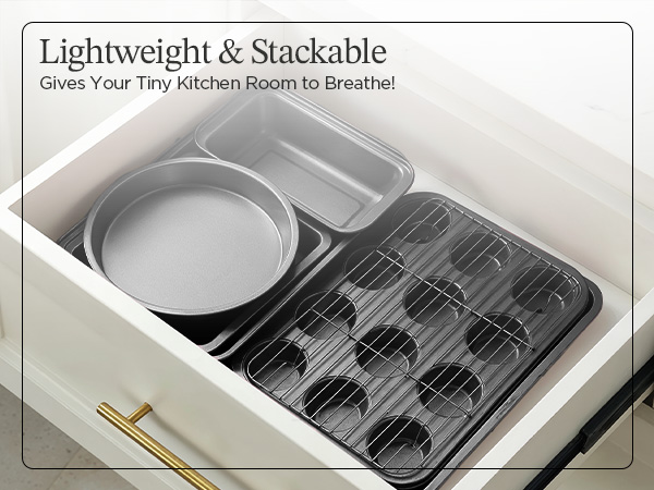 Lightweight & Stackable