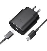 25W USB C Super Fast Charger,Type C Charger with 10ft Long Cable,Compatible with Samsung Galaxy S...